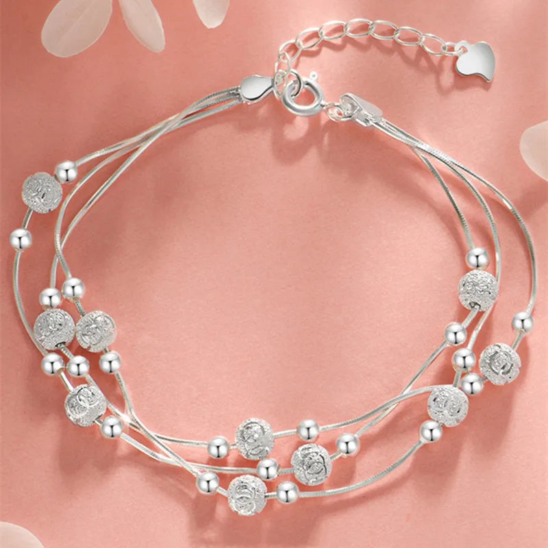 Pulseira Tripla com Bolinhas