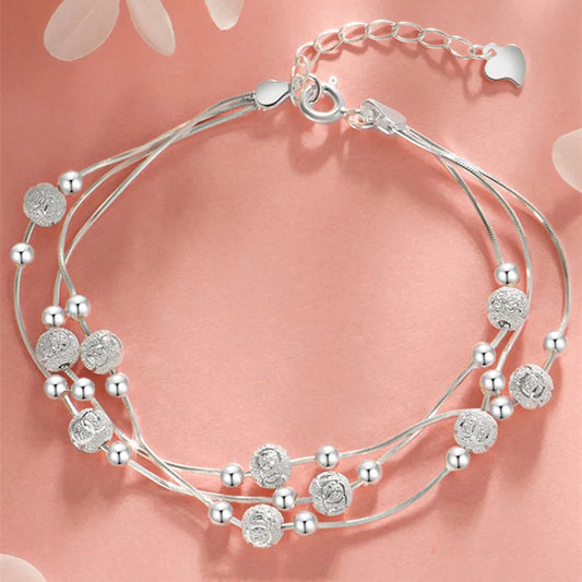 Pulseira Tripla com Bolinhas