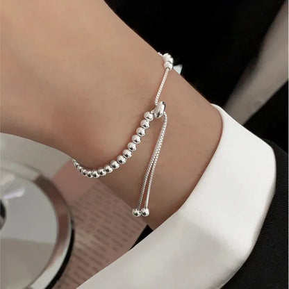 Pulseira Bolinhas Prata