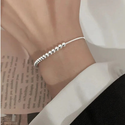Pulseira Bolinhas Prata